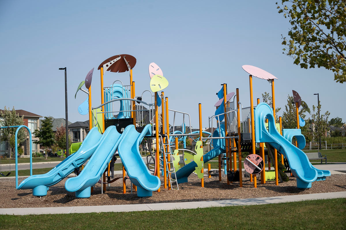 Colourful playground in Aurora